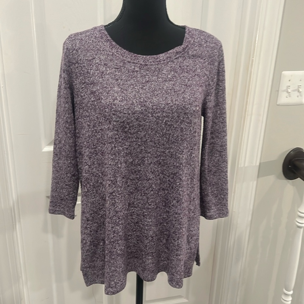 Paper Moon lightweight side slit sweater